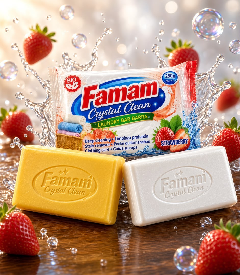 Famam Crystal Clean laundry bar soap